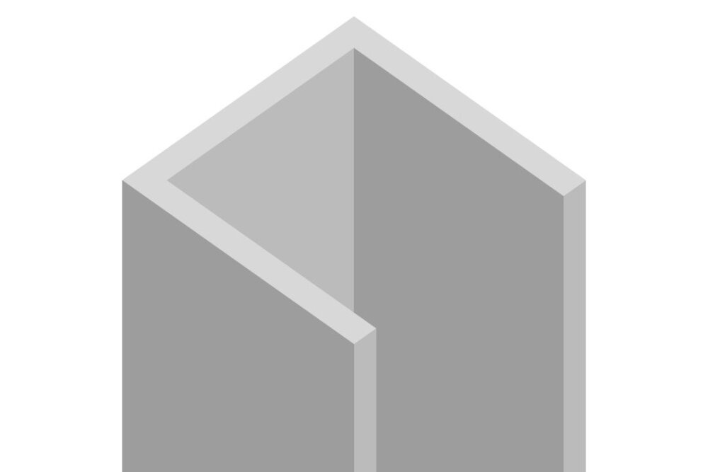 Afbeelding voor PVC Wit U-profiel (2.6) 15x18x15 per meter