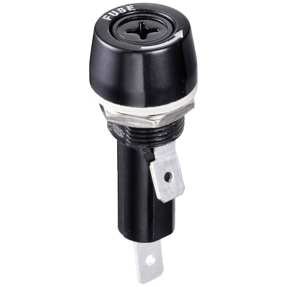 Afbeelding voor Zekeringhouder voor buiszekering 6,3x32mm 15A 250V