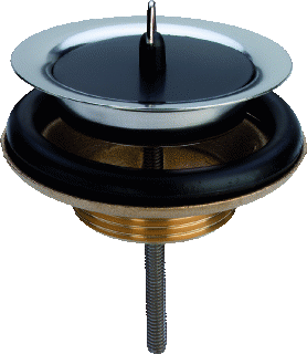 Afbeelding voor Afvoerplug simplex-chroom 1.1/2