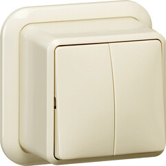 Afbeelding voor Gira schakelaar serie opbouw cremewit glanzend