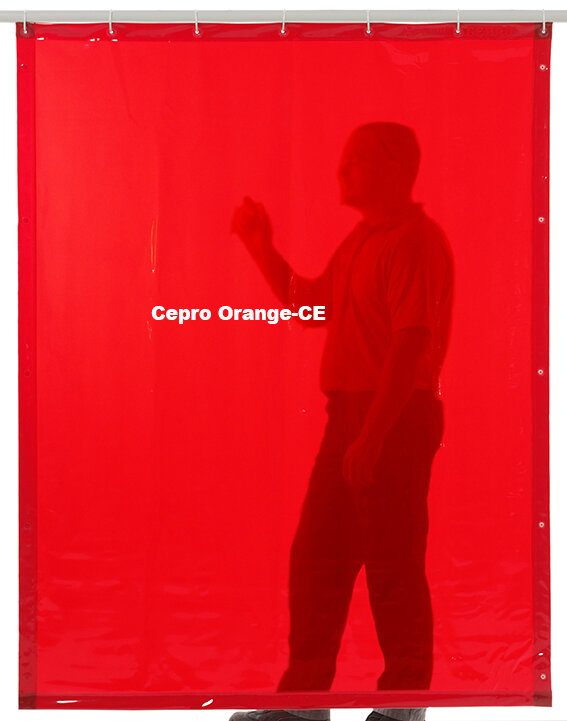 Afbeelding voor Lasgordijn orangece h200x140cm