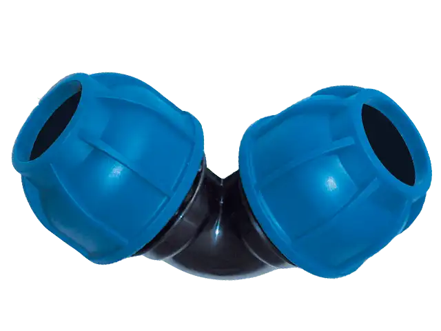 Afbeelding voor Knie koppeling 90gr 25x25mm