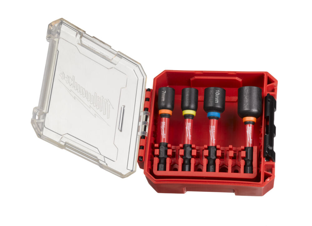 Dopset magnetisch Shockwave 1/4x65mm 4-delig