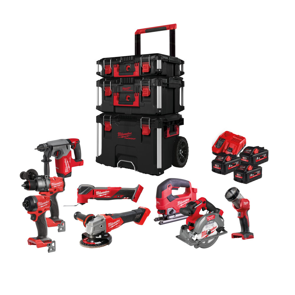 Afbeelding voor Powerpack M18 FPP8E-553P 12-dlg in Packout (OP=OP)