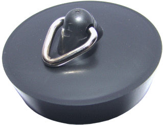 Afbeelding voor Plugstop PVC zwart 45.5mm