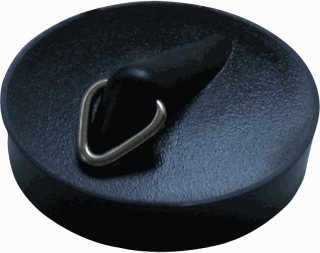 Afbeelding voor Plugstop PVC zwart 50.5mm