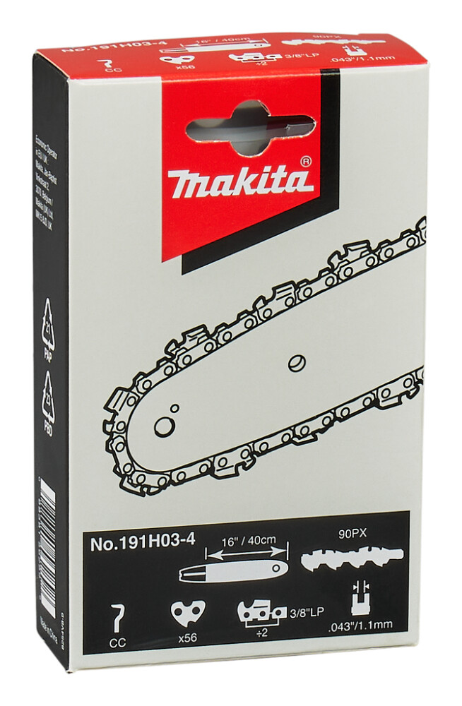 Zaagketting los 400mm 3/8x1,1mm