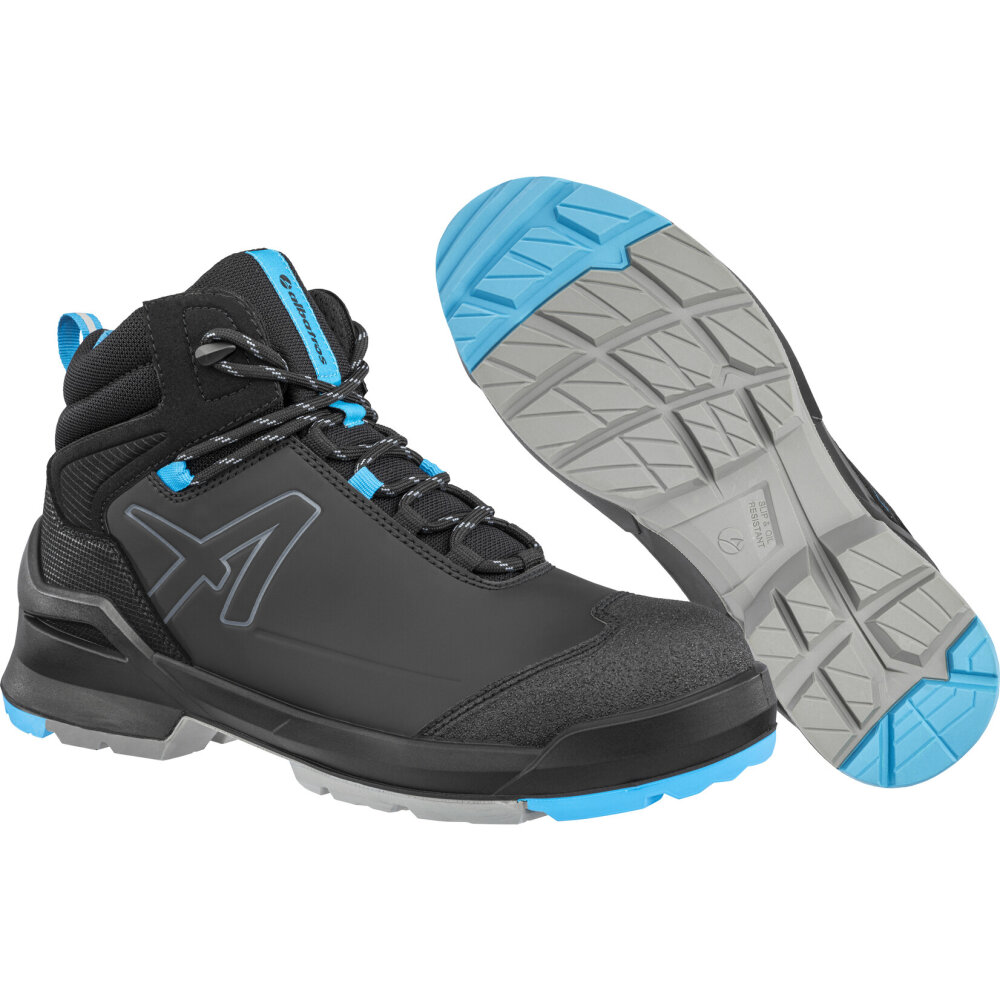 Schoen Taraval hoog S3L ESD - zwart/blauw 40