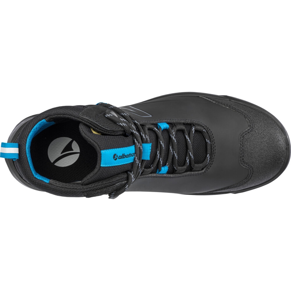 Schoen Taraval hoog S3L ESD - zwart/blauw 40