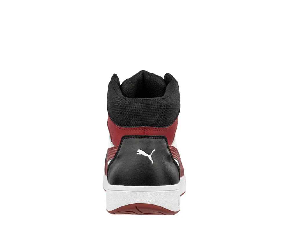 Schoen Frontcourt hoog S3L - zwart/wit/rood 47