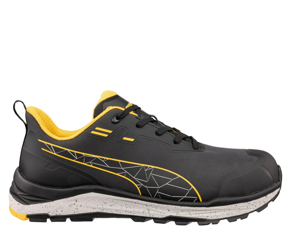 Schoen Xplore laag S3S - antraciet/geel 41
