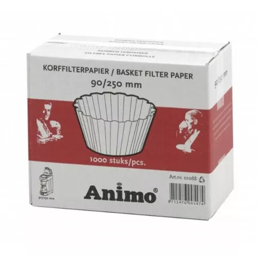 Koffiefilter korf Animo 90/250 1000 stuks per doos