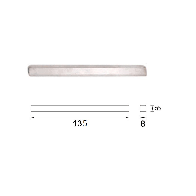 Bevestigingsset+wisselstift smal kr/kr 66-74mm (deurdikte 70mm)