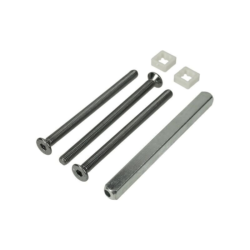 Bevestigingsset+wisselstift smal kn/kr 66-74mm (deurdikte 70mm)