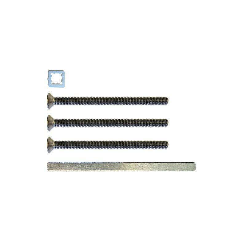 Bevestigingsset+wisselstift smal kn/kr 82-94mm (deurdikte 90mm)