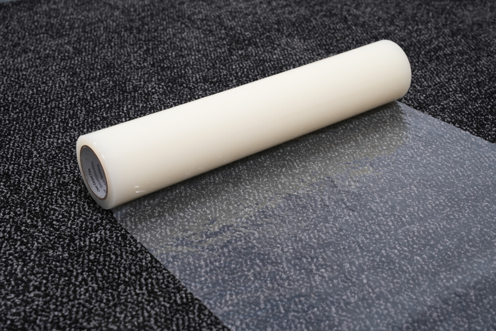 Folie"carpet-cover" zelfkl. 60cm (60) p.rol