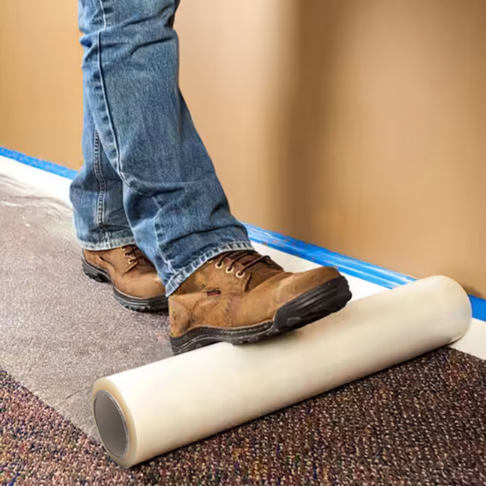 Folie"carpet-cover" zelfkl. 60cm (60) p.rol