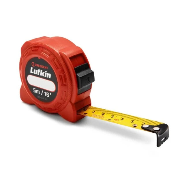 Rolbandmaat oranje L600 19mm-5mtr