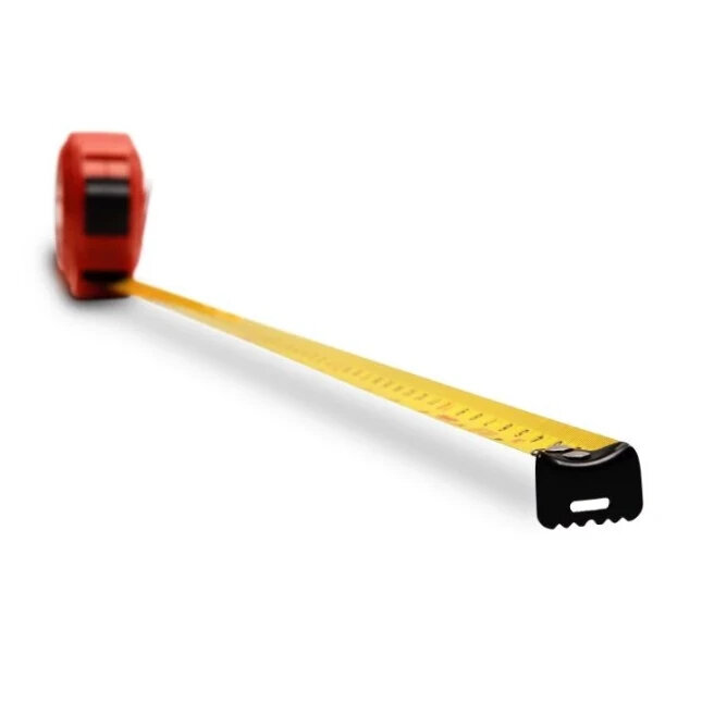 Rolbandmaat oranje L600 19mm-5mtr