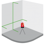 Laser kruislijnlaser pendelnivilering Jupiter 2.0 groen