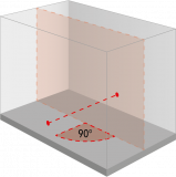 Laser roterend Para One rood + ontvanger MM