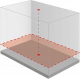 Laser roterend Para One rood + ontvanger MM