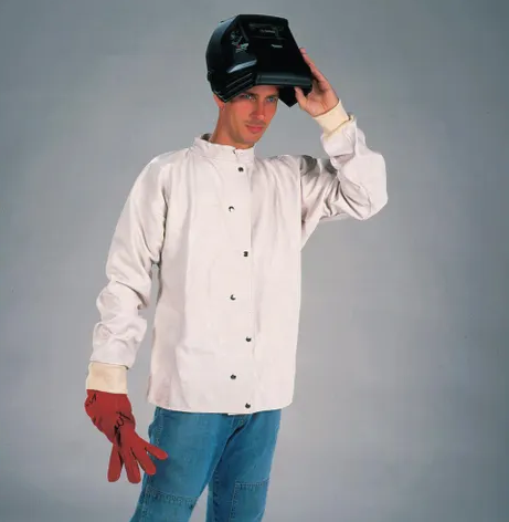 Afbeelding voor Weldsafe lasjas nerfleder