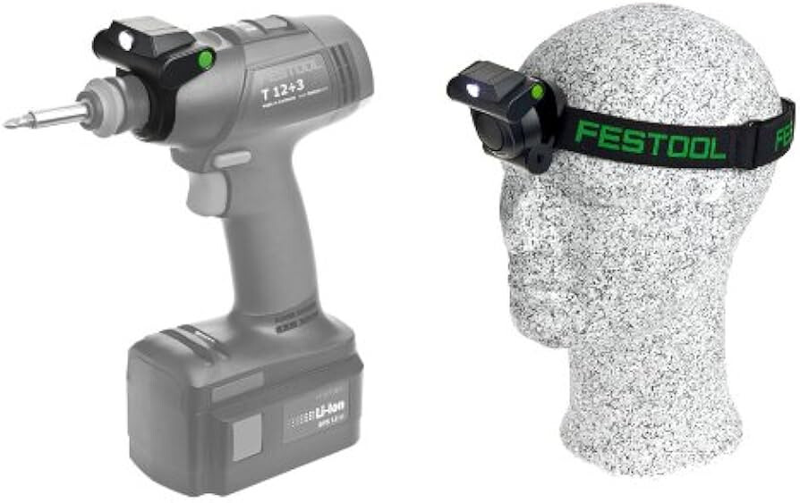 Led hoofdlamp en op accuboor