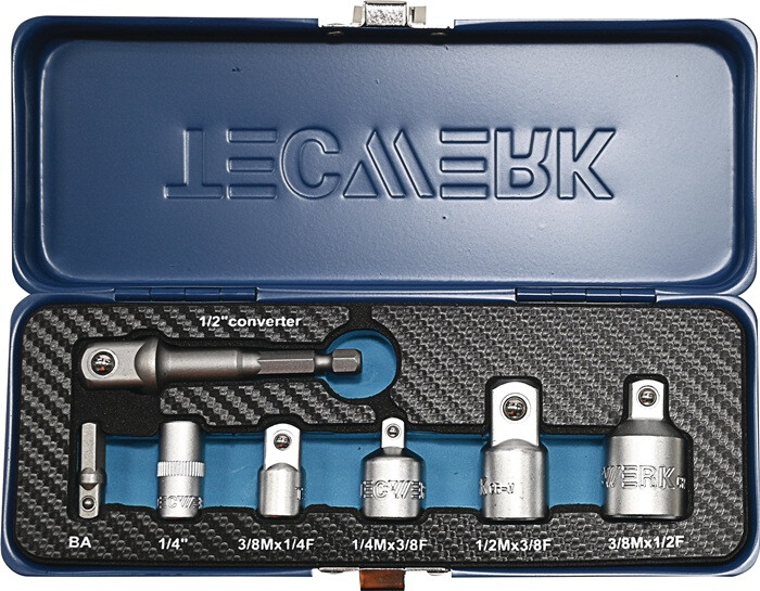 Afbeelding voor Adapterset 1/4+1/2 7-dlg