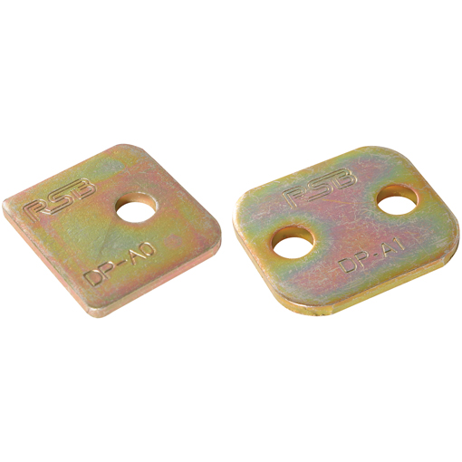 Afbeelding voor Dekplaat staal 2-boutgat a1