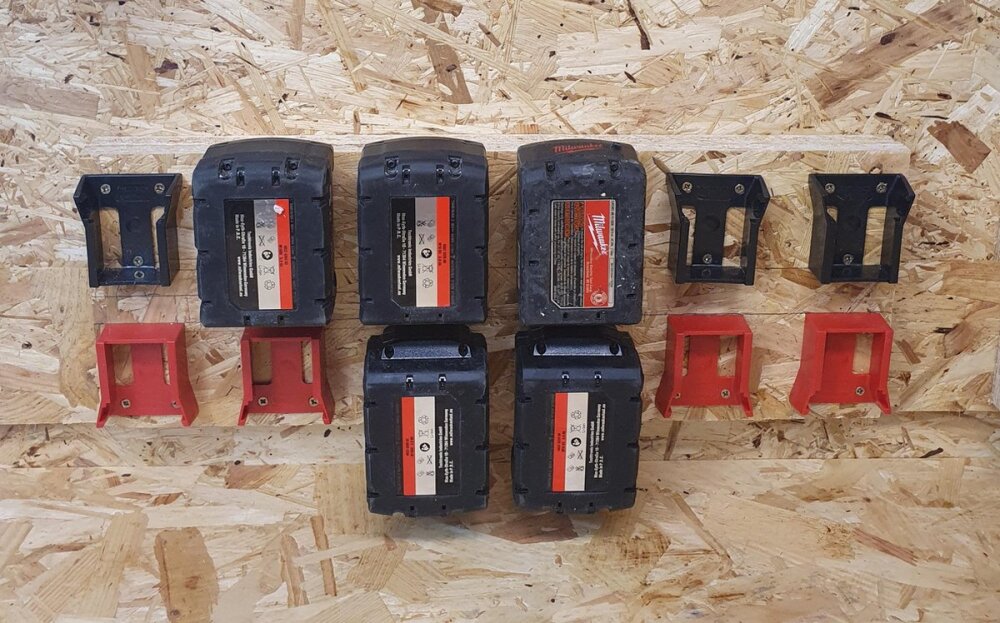 Batterijhouder milwauk. 6-pack (18V)