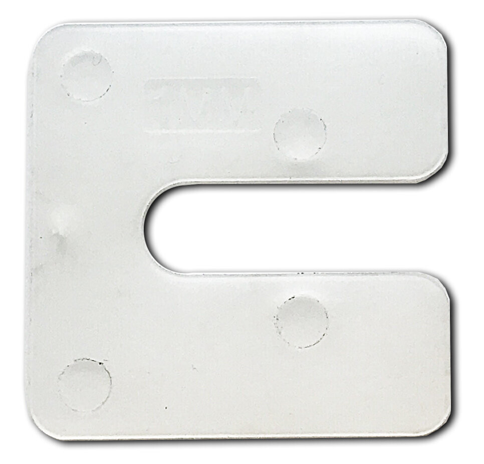 Afbeelding voor Uitvulplaatjes 1 mm wit box 480 stuks