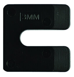 Afbeelding voor Uitvulplaatjes 3 mm zwart box 192 stuks