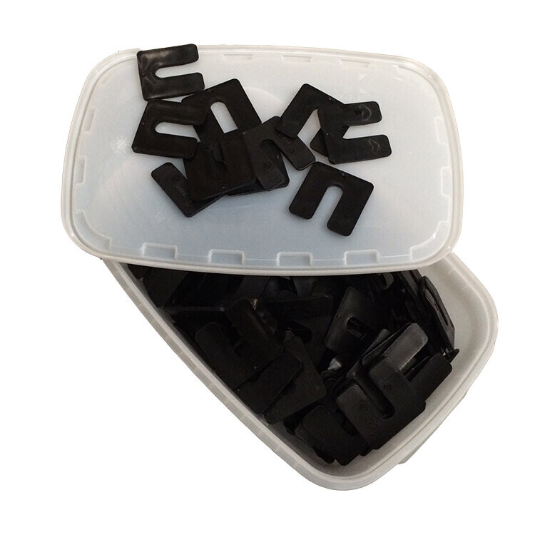 Uitvulplaatjes 3 mm zwart box 192 stuks