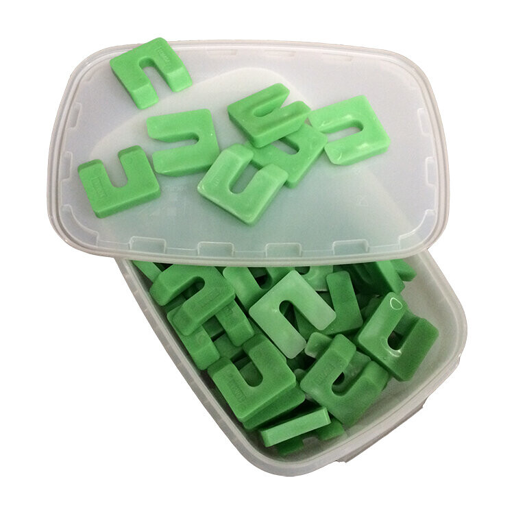 Uitvulplaatjes 10 mm groen box 80 stuks