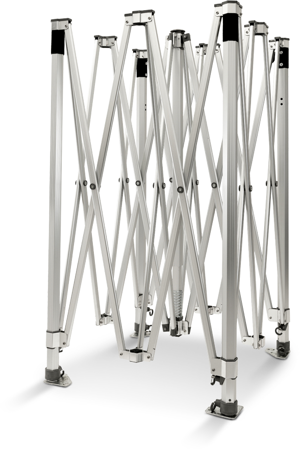 Doorwerktent 3x3mtr Zwart (Go-Work 50)