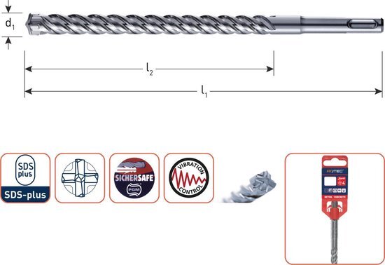 Hamerboor SDS+ Zentro 6.0x 260