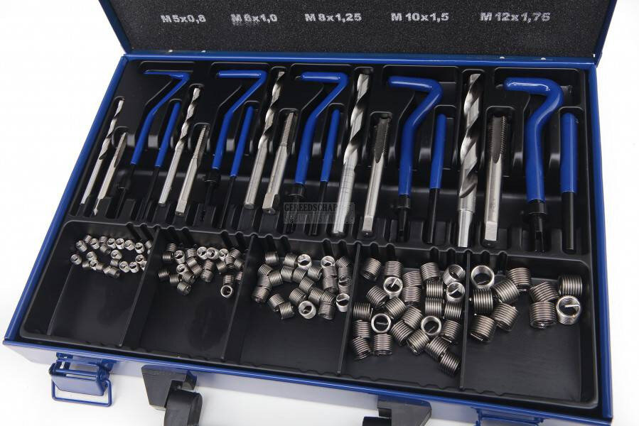 Schroefdraadreparatieset Din 8140 m5x0.8 rvs