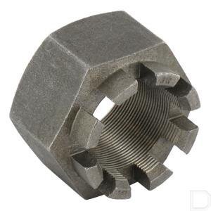 Zeskant kroonmoer DIN 935 blank M18