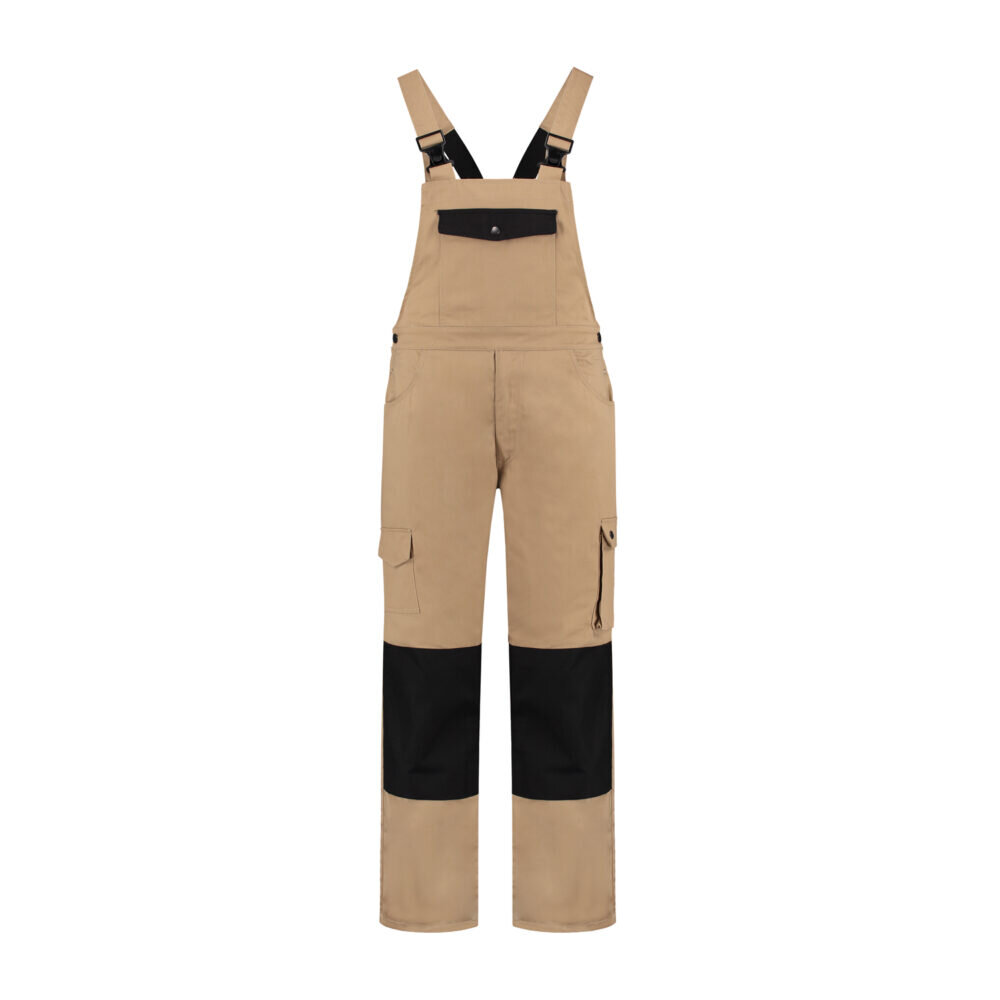 Afbeelding voor Tuinbroek Katoen/Polyester kaki/zwart